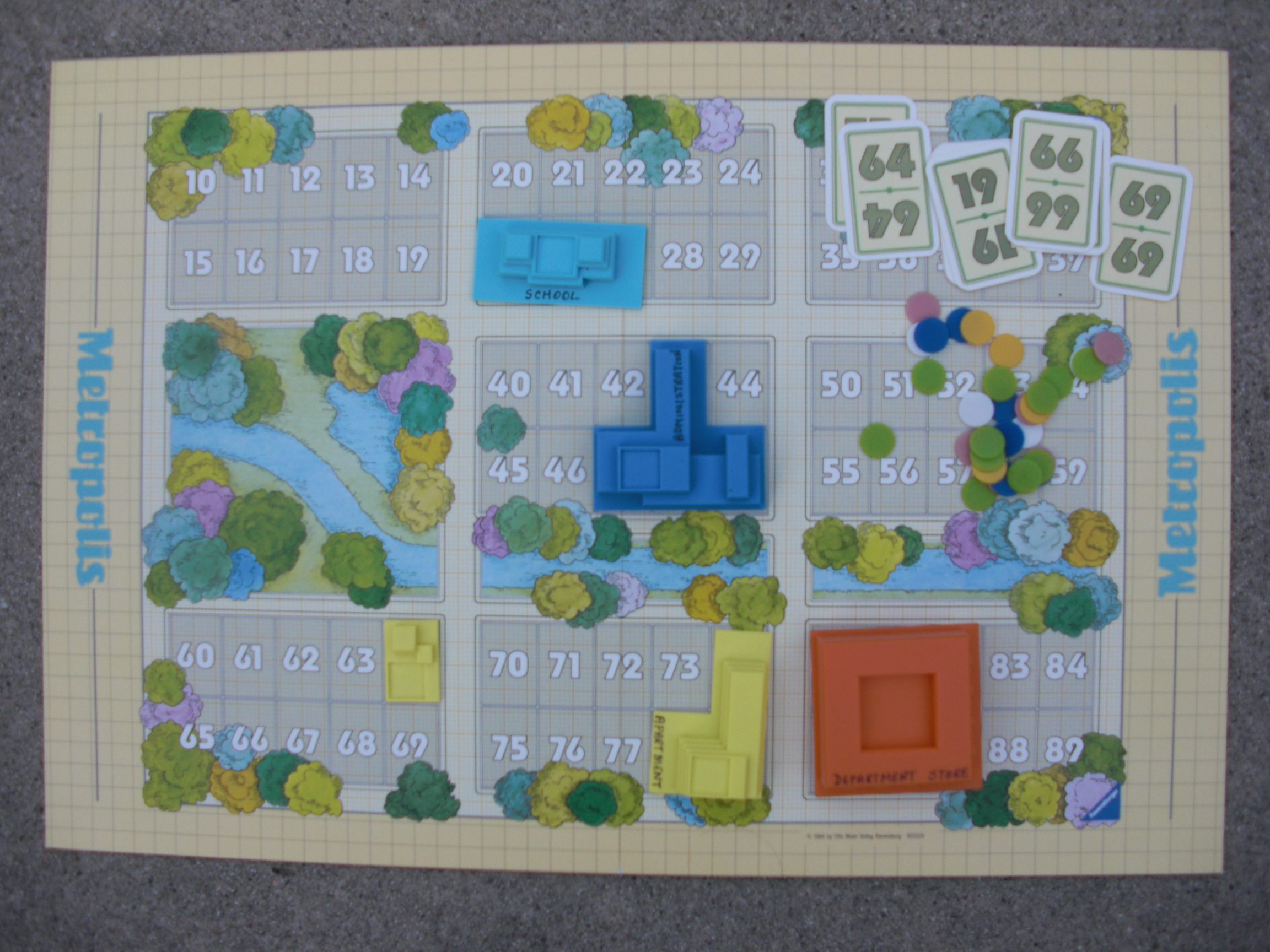 metropolis game board