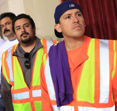 L.A. Public Workers at Hearing
