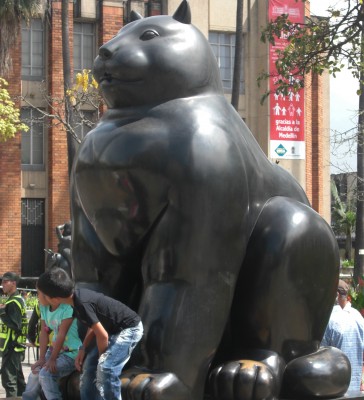 Botero fat cat