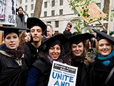 graduation demonstration