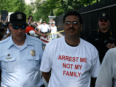 Arrest me, not my family